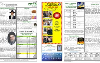 Newsletter Image - Pinchas 5782