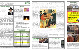 Newsletter Image - Vayeira 5782