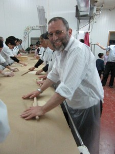 Yitzchak Friedman on the rollers